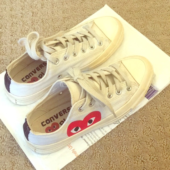 Converse Shoes Comme Des Garcons Play X Converse 7 Poshmark